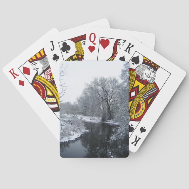 Baraja De Cartas Nieve (Reverso)