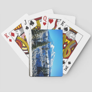 Baraja De Cartas Nieve de invierno en el Monte Shasta, CA