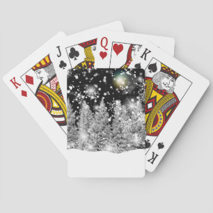 Baraja De Cartas Nieve del solsticio de invierno