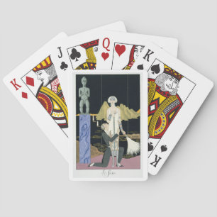 Baraja De Cartas Night, 1925 (impresión del pochoir)