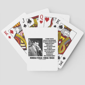 Baraja De Cartas Nikola Tesla Corrientes Alternativas Naturaleza Me