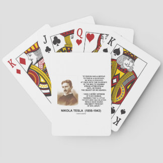 Baraja De Cartas Nikola Tesla Needle En Cálculo De Teoría Haystack
