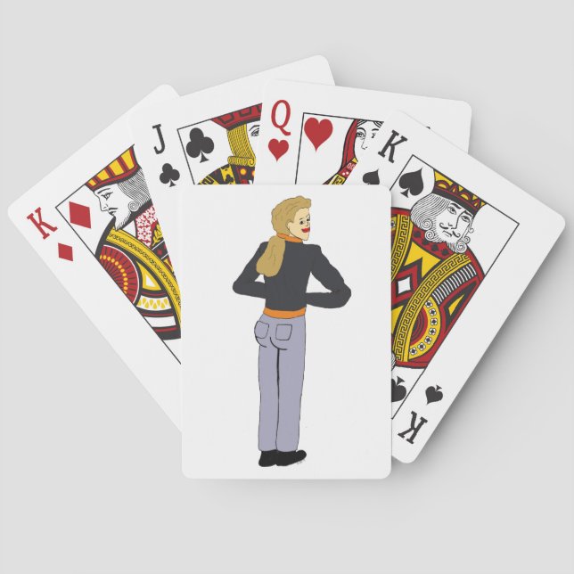 Baraja De Cartas niña  (Reverso)