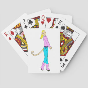 Baraja De Cartas niña con cola