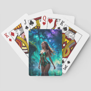 Baraja De Cartas Ninfa de Agua del Lago Galáctico
