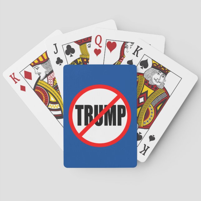 BARAJA DE CARTAS "NINGÚN TRUMP (Reverso)