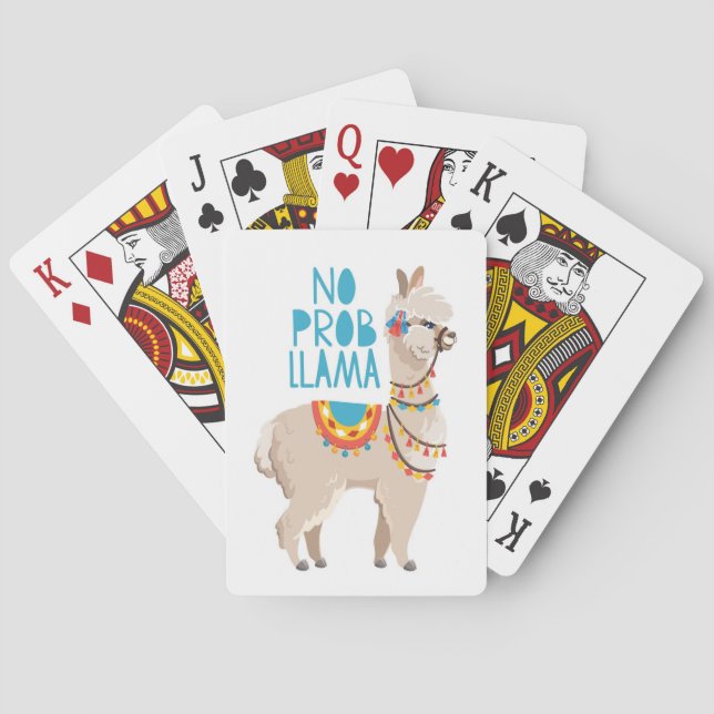 Baraja De Cartas Ninguna llama de Prob (Reverso)