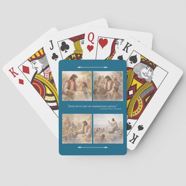 Baraja De Cartas Ninguna persona sin importancia (Reverso)