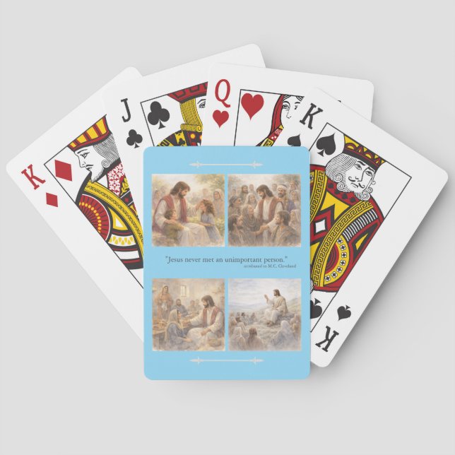 Baraja De Cartas Ninguna persona sin importancia (Reverso)