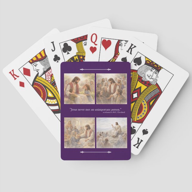 Baraja De Cartas Ninguna persona sin importancia (Reverso)