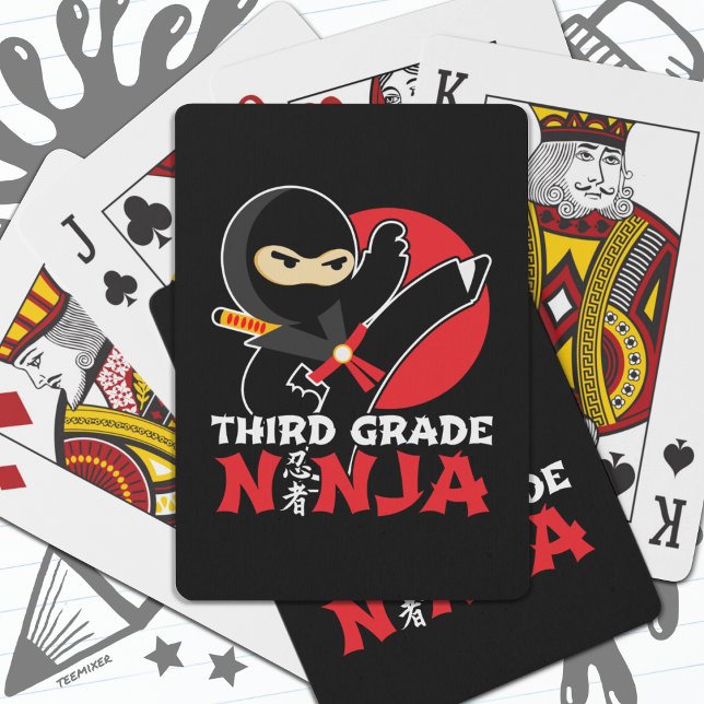 Baraja De Cartas Ninja Kick de 3er grado vuelve a la escuela (Subido por el creador)