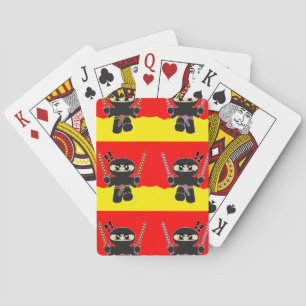 Baraja De Cartas ninjas enojadas