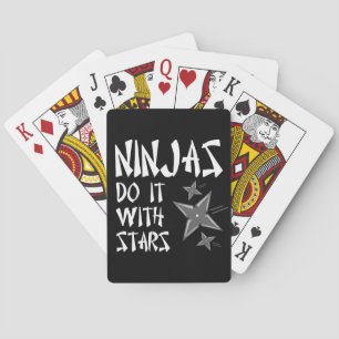 Baraja De Cartas Ninjas lo hacen con las estrellas
