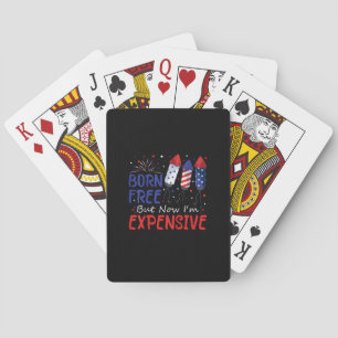 Baraja De Cartas Niños 4 De Julio Nacidos Libres Pero Ahora Soy Car