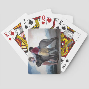 Baraja De Cartas Niños con un perro escarlata (por Francisco Goya)