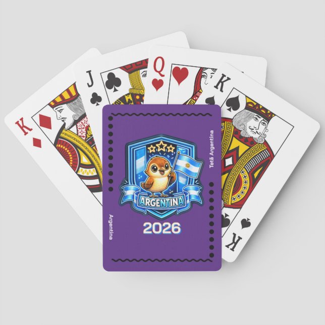 Baraja De Cartas Niños de Argentina  (Reverso)