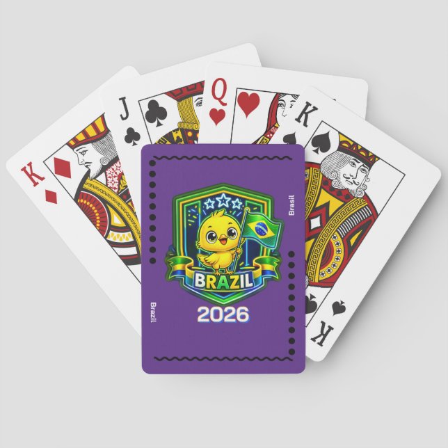 Baraja De Cartas Niños de Brasil (Reverso)
