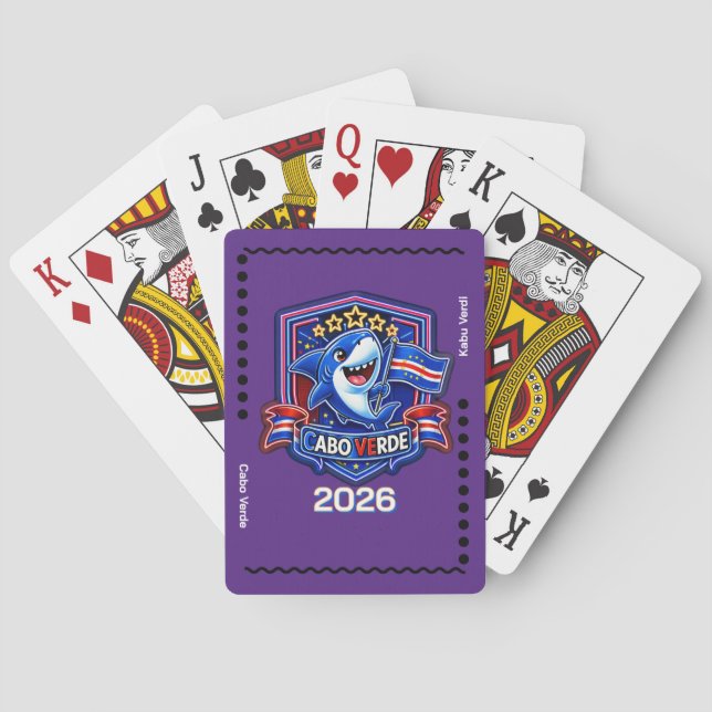 Baraja De Cartas Niños de Cabo Verde (Reverso)
