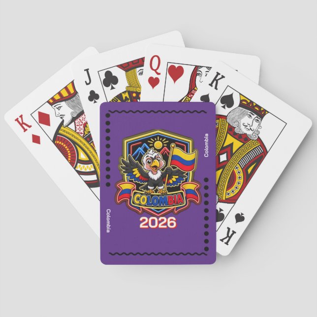 Baraja De Cartas Niños de Colombia (Reverso)