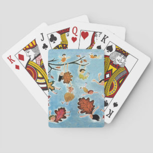 Baraja De Cartas Niños de la hoja