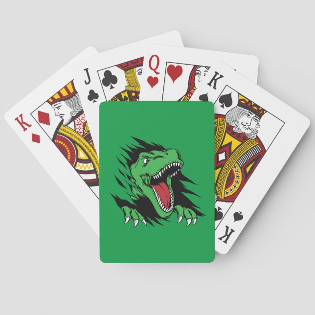 Baraja De Cartas Niños dinosaurios (Reverso)