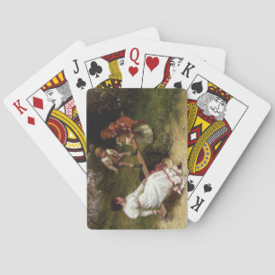 Baraja De Cartas Niños en un Subibaja (por Frederick Morgan)