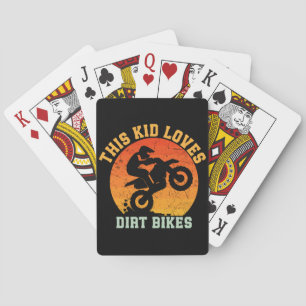 Baraja De Cartas Niños Moto de Tierra Divertida