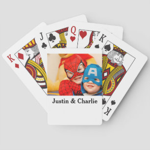 Baraja De Cartas Niños niños niños chicas foto regalos familiares n