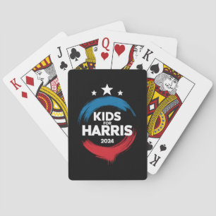 Baraja De Cartas Niños Para Harris Presidente Niños Aman a Kamala H