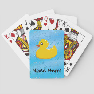 Baraja De Cartas Niños personalizados burbujas azules de goma del