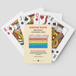 Baraja De Cartas Niveles de Alerta de Rapto