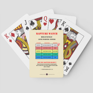 Baraja De Cartas Niveles de Alerta de Rapto
