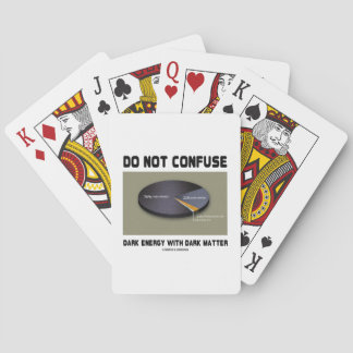 Baraja De Cartas No Confundir Energía Oscura Con Materia Oscura