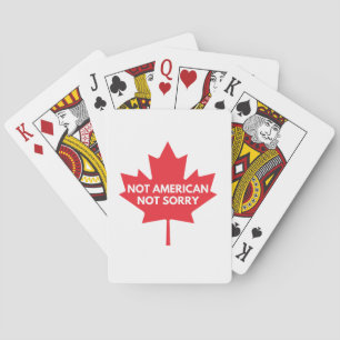 Baraja De Cartas No es estadounidense, no siento reproducirlas