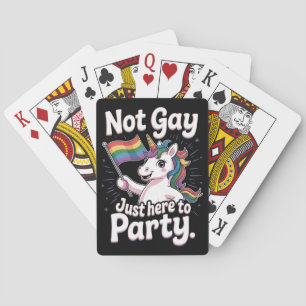 Baraja De Cartas No es gay, solo por acá, para Fiesta del aliado de