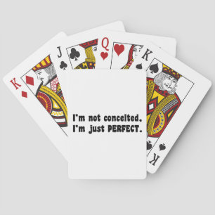 Baraja De Cartas No estoy convencido, solo soy perfecto