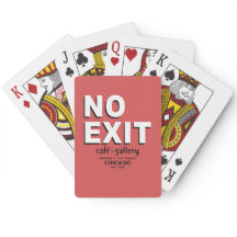 No Exit Café, Gallery, Chicago - Jugando Tarjetas
