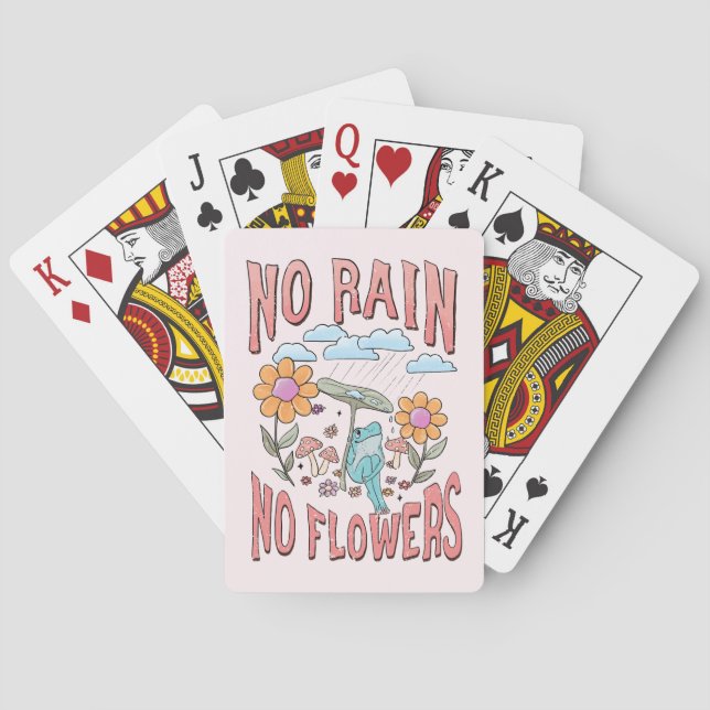 Baraja De Cartas No hay lluvia ni flor (Reverso)