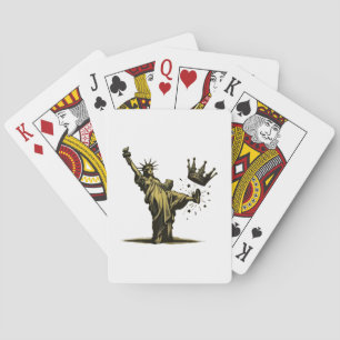 Baraja De Cartas No hay rey en el estado de liberidad Pro Demócrata