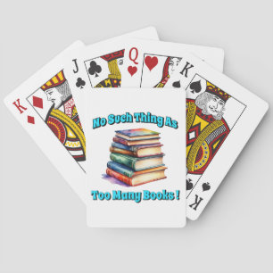 Baraja De Cartas ¡No hay tal cosa como tantos libros!