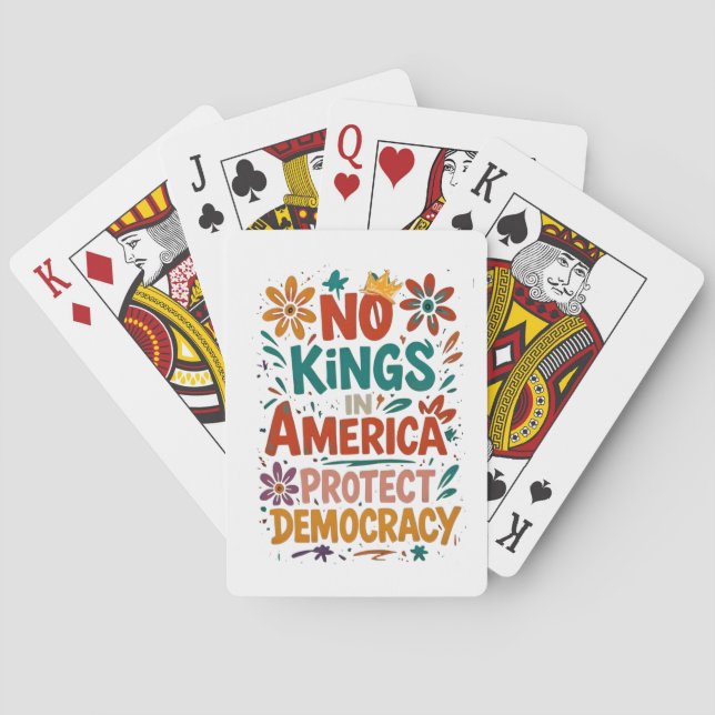 Baraja De Cartas No King In America American Democracy  (Reverso)