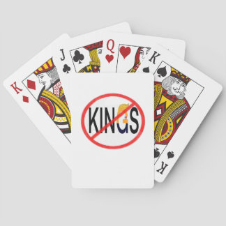 Baraja De Cartas No Kings Anti Classic Minimal Clean