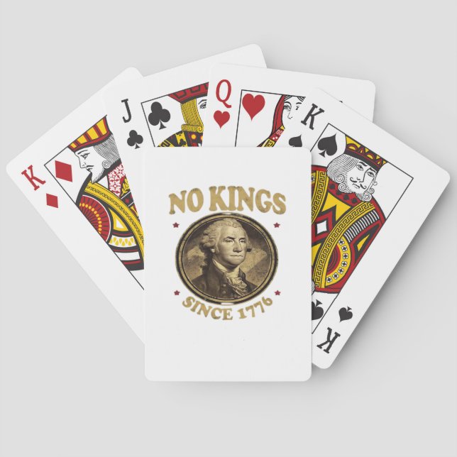 Baraja De Cartas No Kings Desde 1776 Clásico (Reverso)