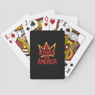 Baraja De Cartas No Kings In America Arte Callejero Político Creati