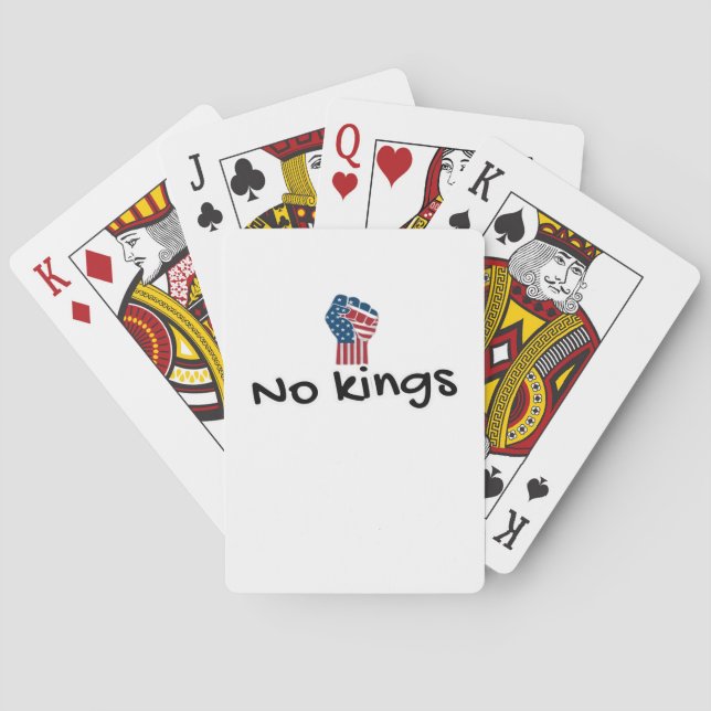 Baraja De Cartas No Kings In America Classic Minimal Clean (Reverso)