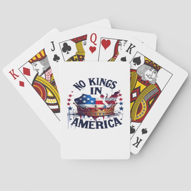 Baraja De Cartas No Kings In America Classic Retro Cool (Reverso)