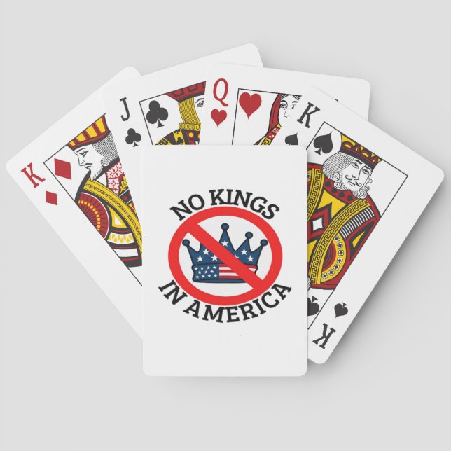 Baraja De Cartas No Kings In America Classic Vintage Graphic (Reverso)