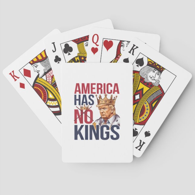 Baraja De Cartas No Kings In America Funny America Has No King Poli (Reverso)