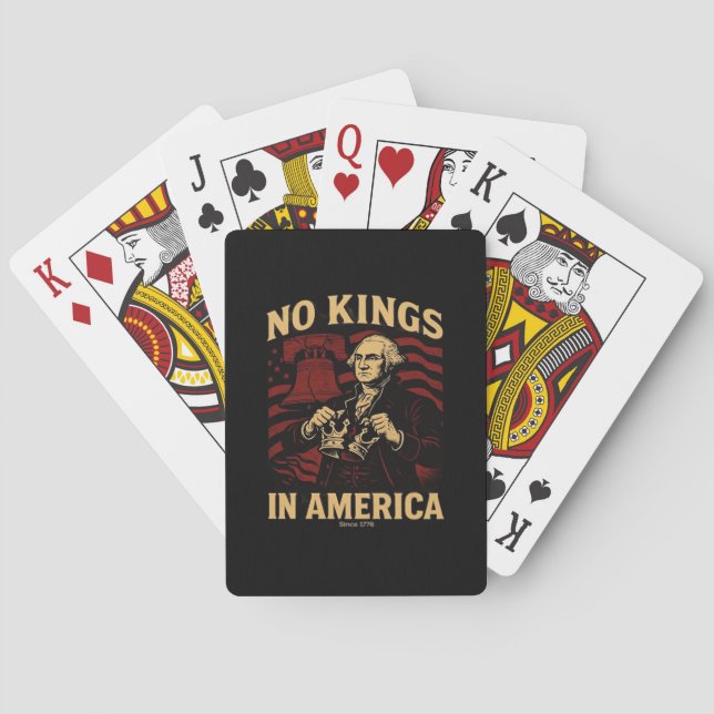 Baraja De Cartas No Kings In America Since 1776 Anti-Donald Trumpp (Reverso)