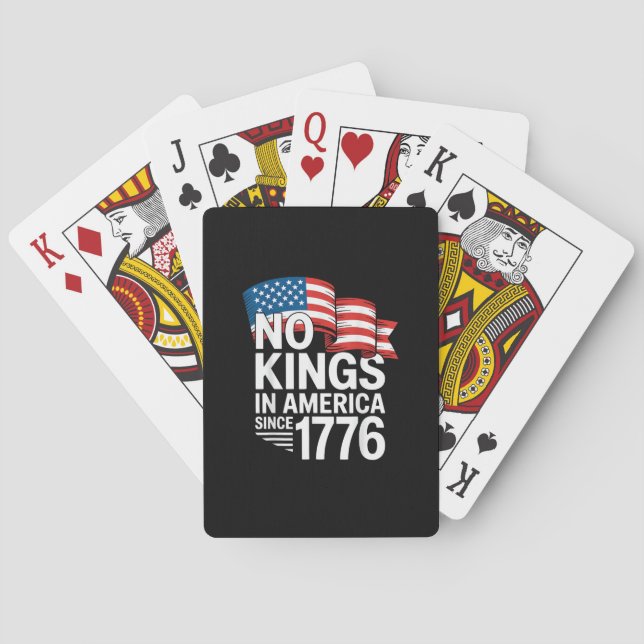 Baraja De Cartas No Kings In America Since 1776 Protest Creative St (Reverso)